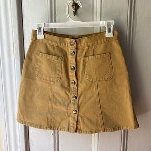 Urban Outfitters BDG Button front a-line skirt